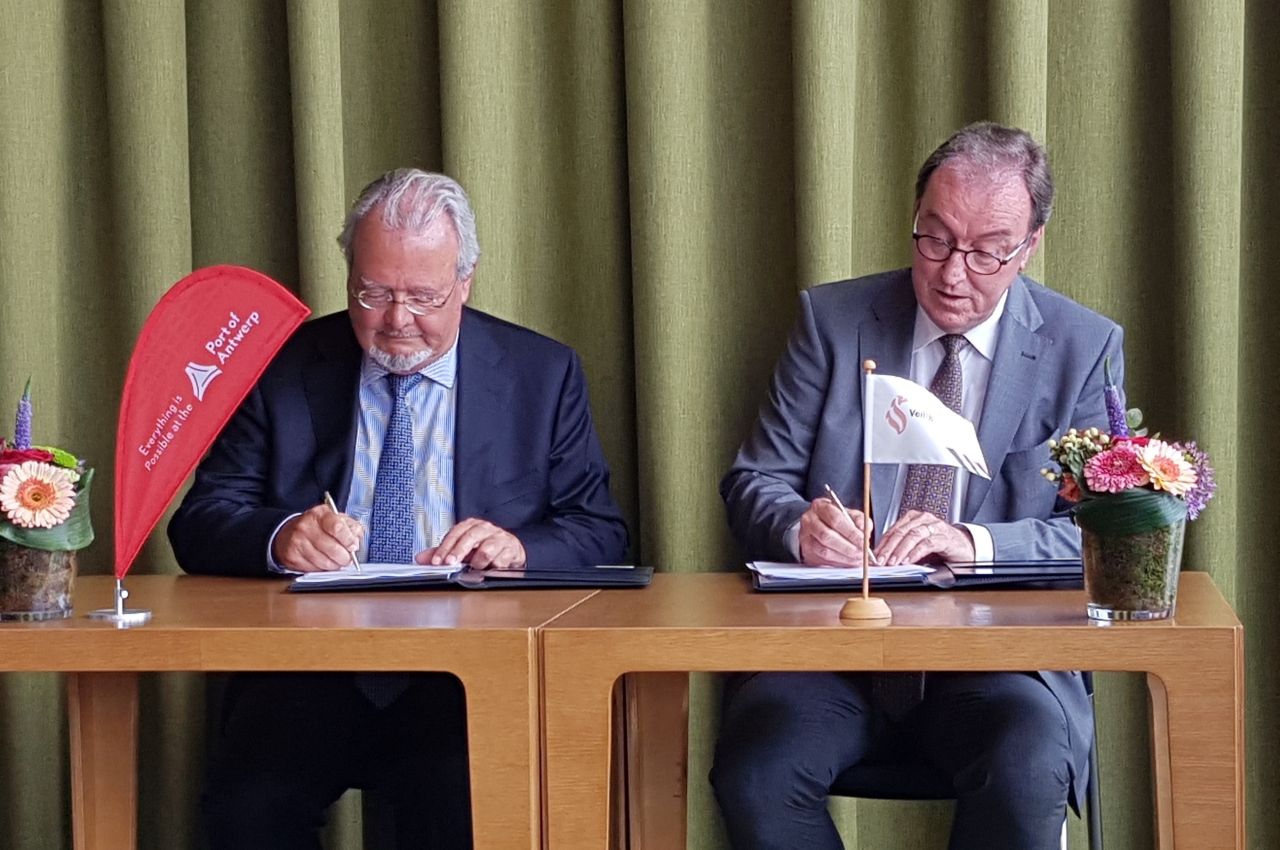 Convenant tekenen Westerschelde