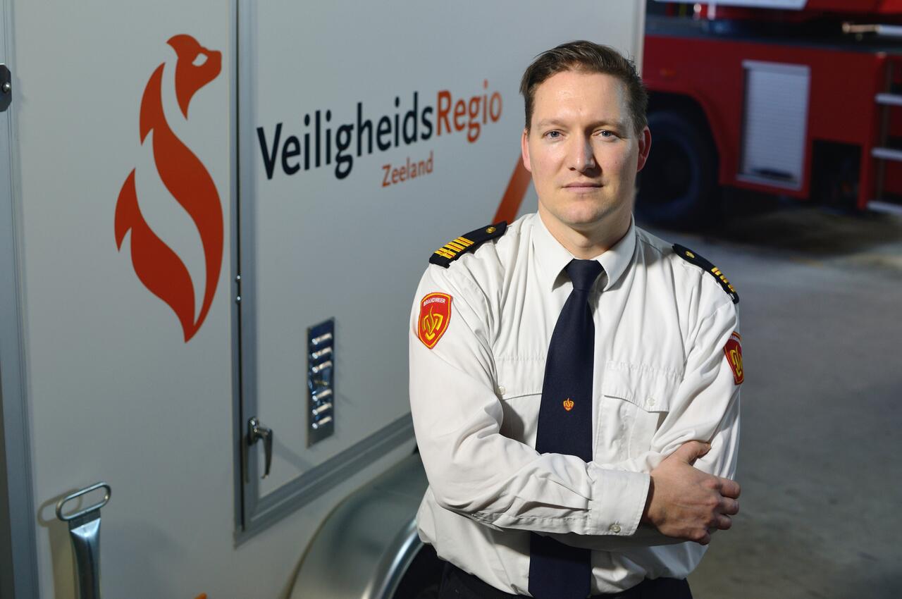 Jeroen Brussé Leider Commando Plaats incident bij het mistongeval A58 - veiligheidsregio Zeeland