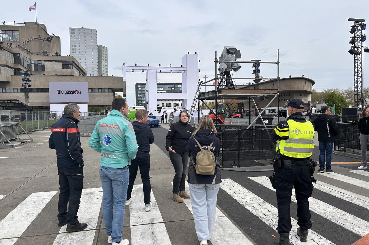 Crisisorganisatie Veiligheidsregio Zeeland bij The Passion