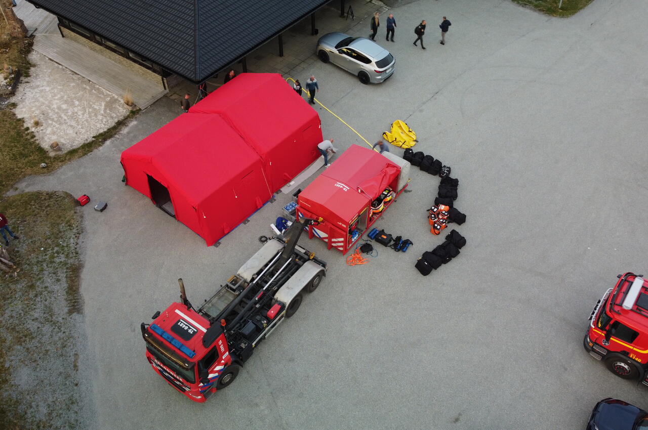 MIRG Zeeland container uitgepakt