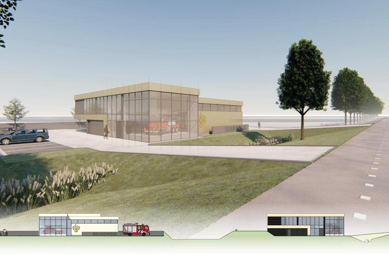 Brandweer zeeland Kamperland ontwerp brandweerpost