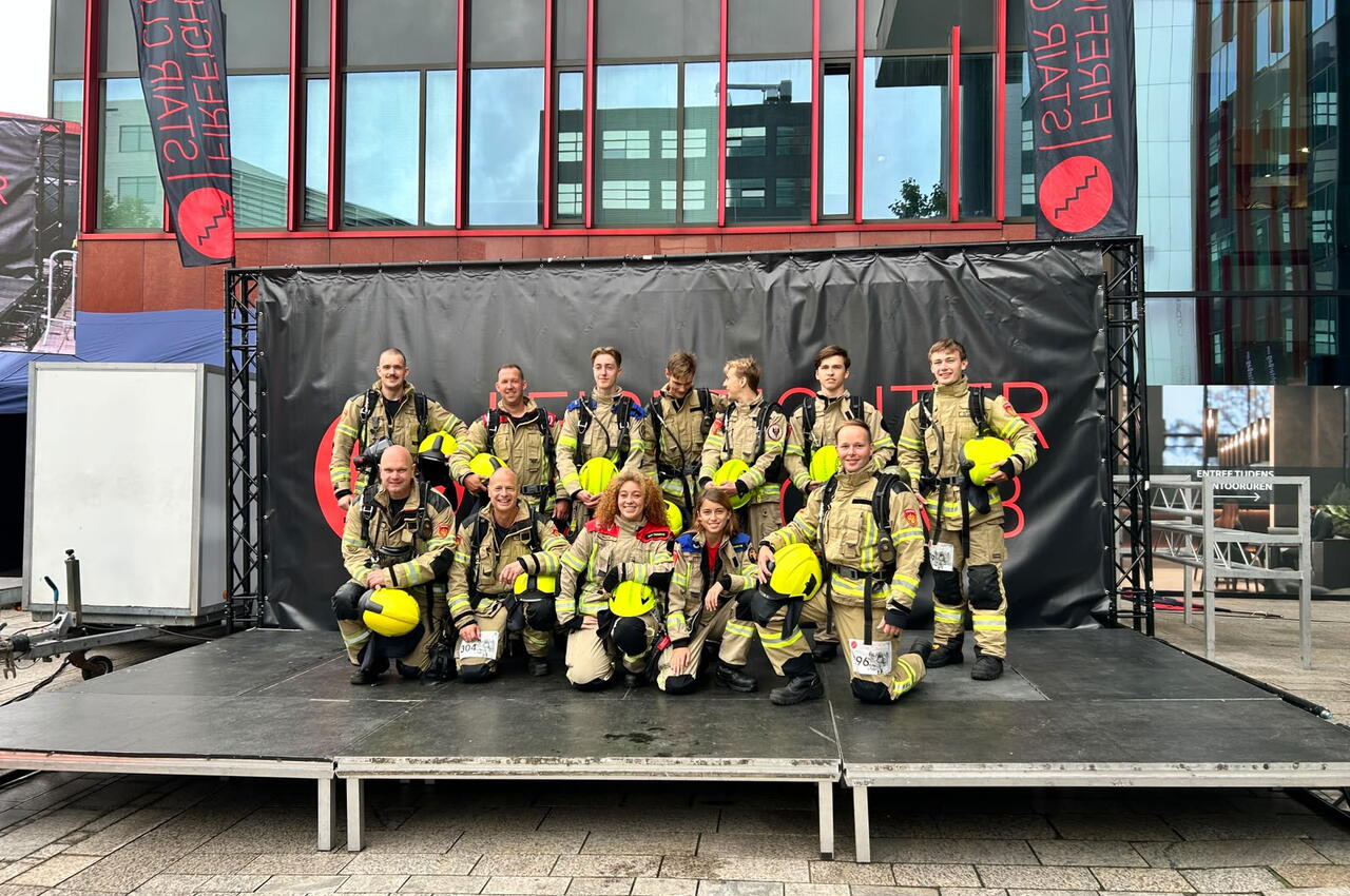 Zeeuwse brandweer beklom 600 treden en 30 verdiepingen