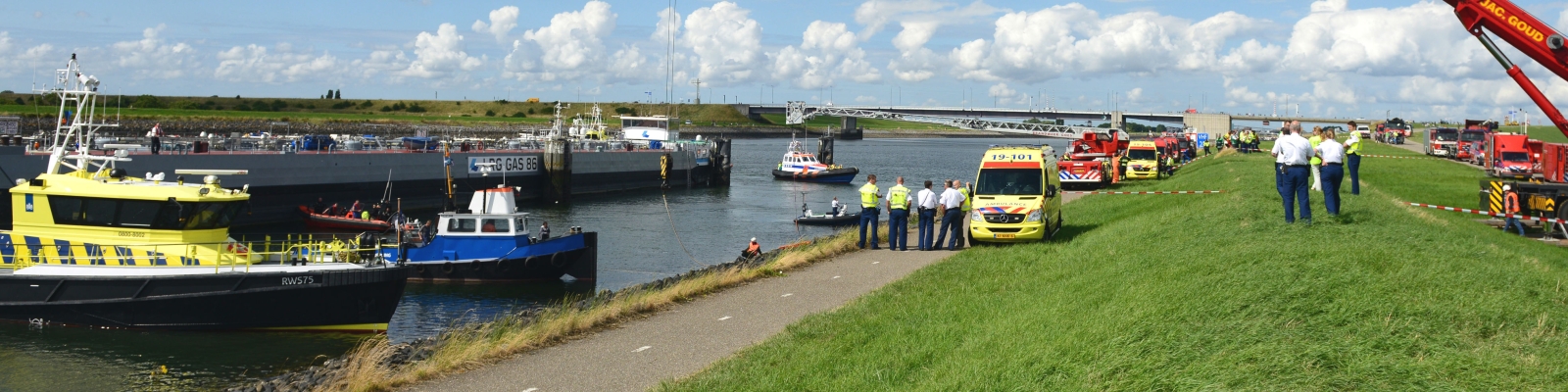 VRZ bij ongeval boot