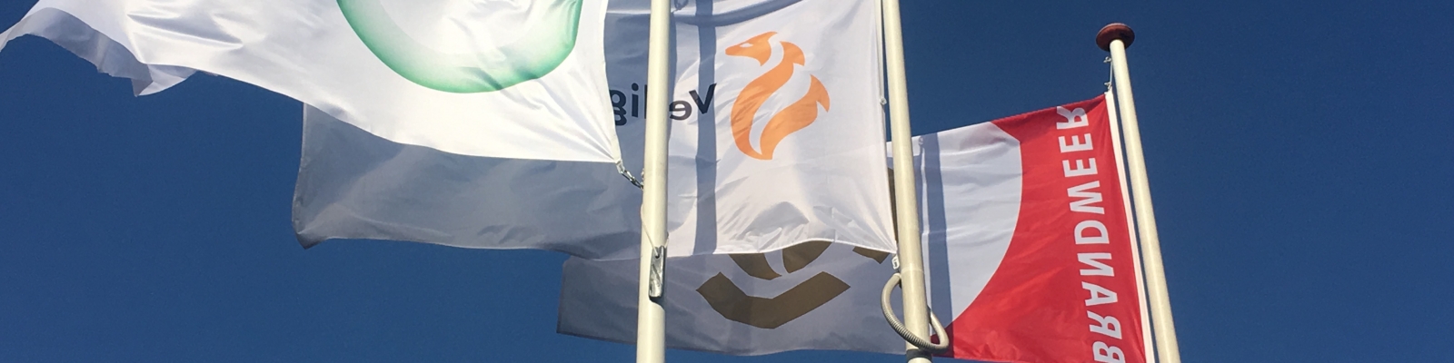 Vlaggen VRZ, GHOR en Brandweer