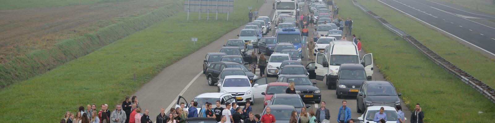 Mistongeval A58 2014 in Zeeland