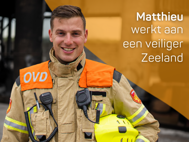 Matthieu werkt aan een veiliger Zeeland
