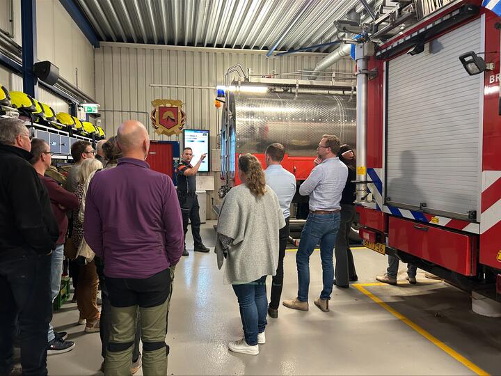 Natuurbrand rondleiding brandweer Burgh-Haamstede brandweer Zeeland