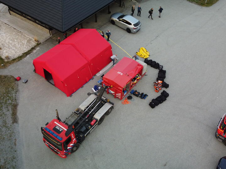 MIRG Zeeland container uitgepakt