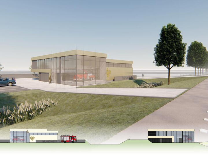 Brandweer zeeland Kamperland ontwerp brandweerpost